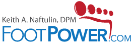 Foot Power Podiatrist Dr. Keith A. Naftulin, DPM FACFAS Logo